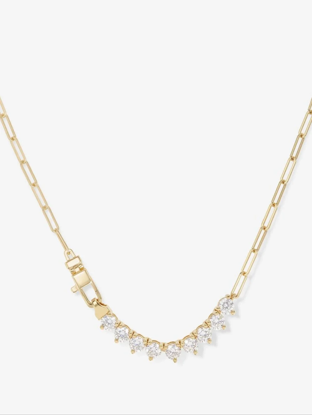 Melinda Maria Not Your Basic Samantha Necklace 5mm Gold Diamondettes New FIRM ✨️